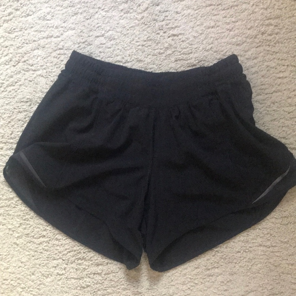 Lululemon women’s athletic shorts.